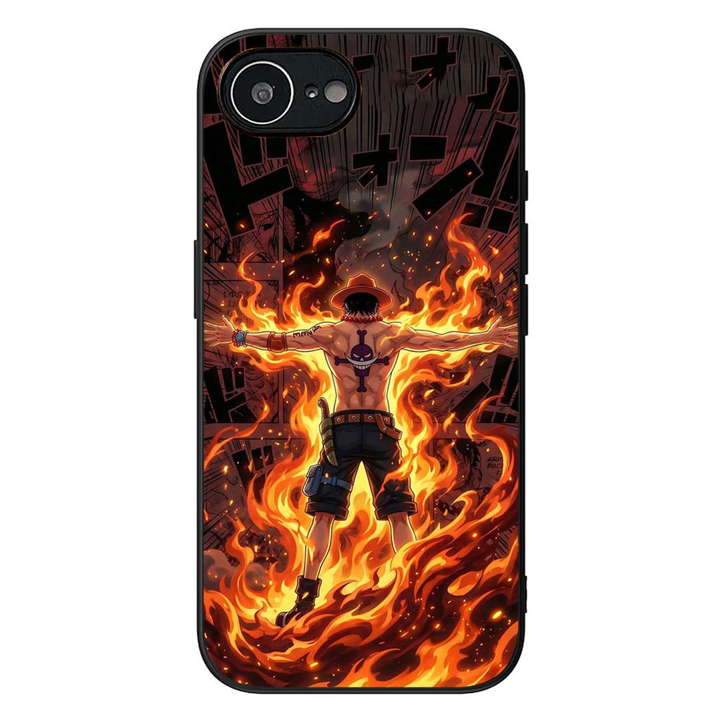 Portgas Ace One Piece Luffy Phone Cover for Motorola Moto G86 G14 G35 G34 G45 G55 G67 G75 G85 G24 G15 G54 G57 Power Case