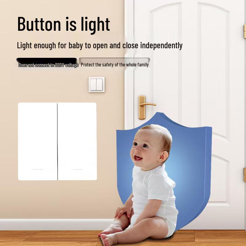 Battery-Free Wireless Switch: Easy Install, Multi-Control, Stick-On Design