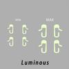 8pcs Luminous Car Open Door Button Stickers For Tesla Model 3 Y Reminder Door Open Sticker Armrest Window Lift Button Switch