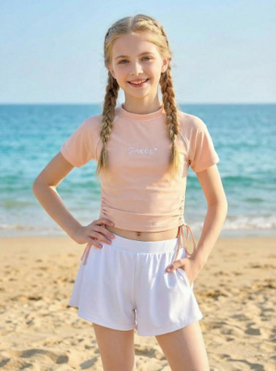 Girls' High-End Tankini Swimsuit - Summer Beach Fashion for Kids