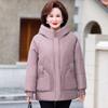 Womens Winter Fleece Lined Hooded Coat Thick Warm Jacket Plus Size Fashion Outerwear for Mom