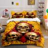 Skulls with Splattered Paint. Bedding Sets Duvet Cover Sets Duvet Covers Pillowcases(1 * Duvet Cover 2 * Pillowcases Without Duvet Insert)
