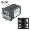REX-C700 PID Temperature Controller, 220V, 400℃ Digital Temperature Controller Output, 40A SSR/K-type Thermocouple