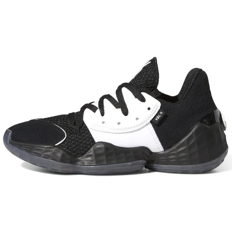 

Adidas Харден Том. 4 черно-белые мужские кроссовки Core-Black Cloud-White FV5599