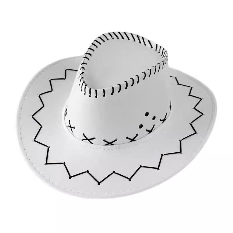 Children Western Cowboy Wind Wear Hat Women Climbing Bucket Hat Men Summer Grassland Travel Desert Travel