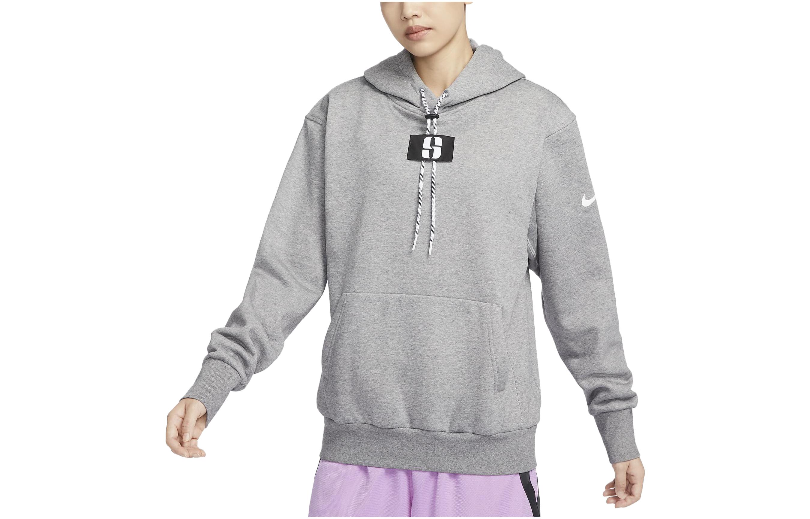 Nike Sweatshirts Women s Gray Hooded Moderate Other FJ4450-091 XS