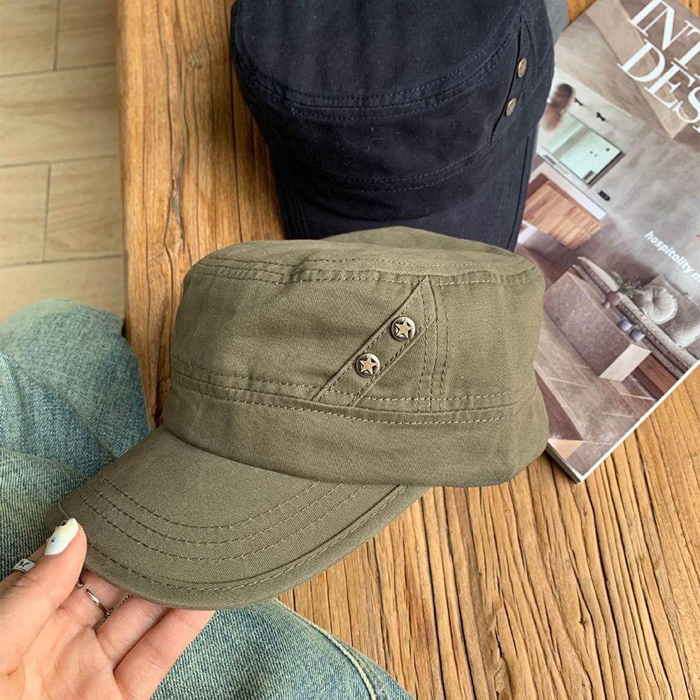 Harajuku Y2k Peaked Cap Gothic Sunscreen Cap Casual Y2K Flat Top Cap  Men Women