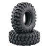 1.9-inch Beadlock Wheel Rim with 96mm Rubber Tires for 1:10 Scale Axial SCX10, D90, and D110 RC Cars (Model 1)