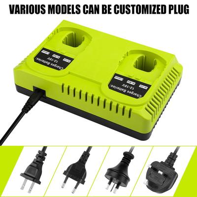 Kompatibel mit RYOBI/Ryobi Dual-Ladegerät P108 P117 12V-18V Lithium-Werkzeugakku-Ladegerät