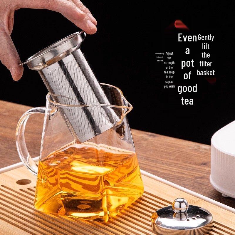 ZISIZ Heat-Resistant Glass Teapot