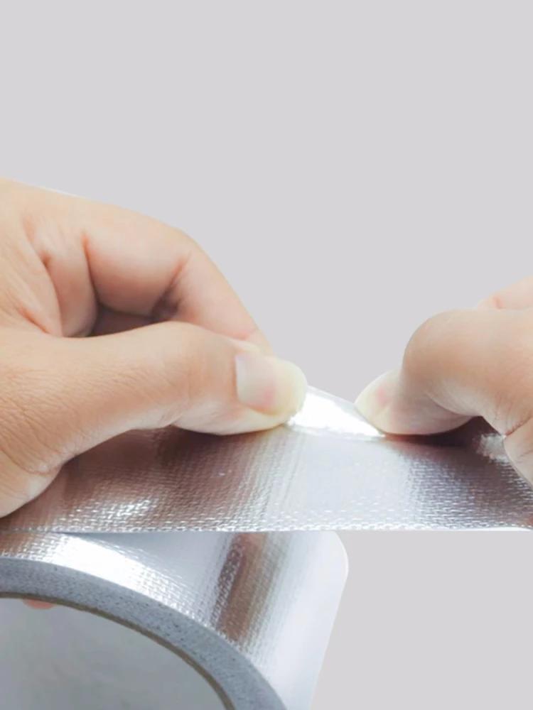 Glasfasergewebe Aluminiumfolienband Wärmeisolierung Verdickung von Küchenabzugshaube Flammhemmend Hochtemperaturbeständig