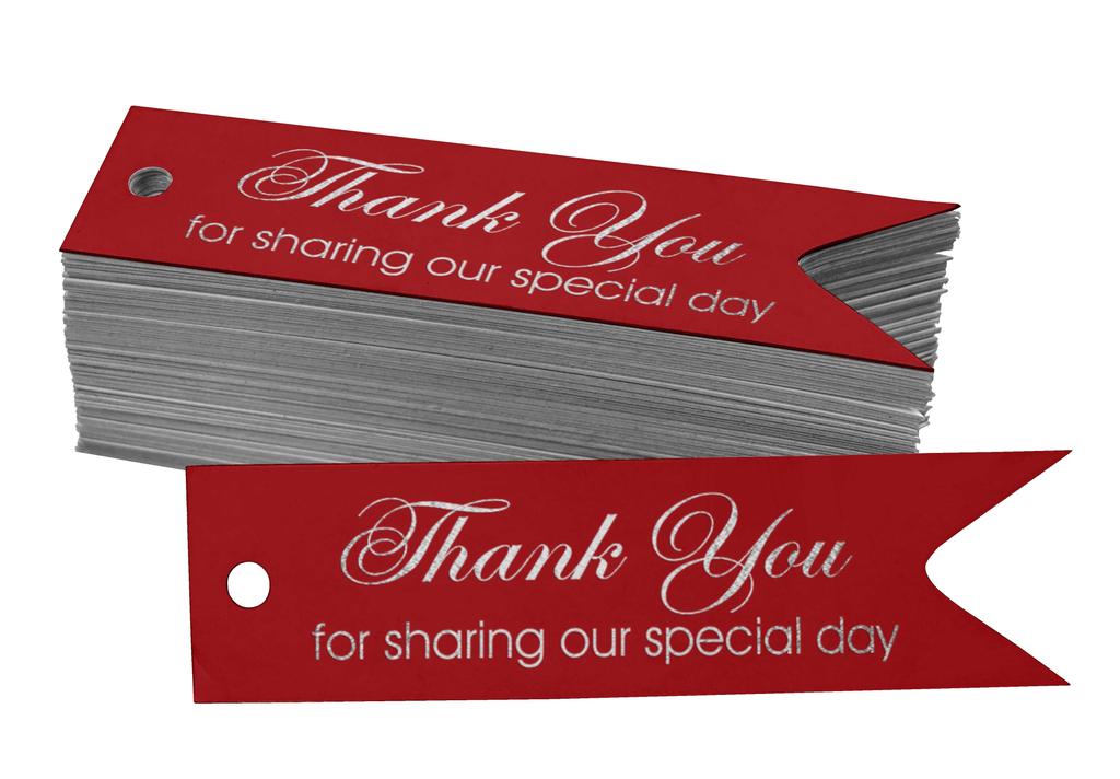 Inkdotpot Gold Foil Paper Hang Tags Thank You For Sharing Our Special Day Bridal Shower Favor Tags 100