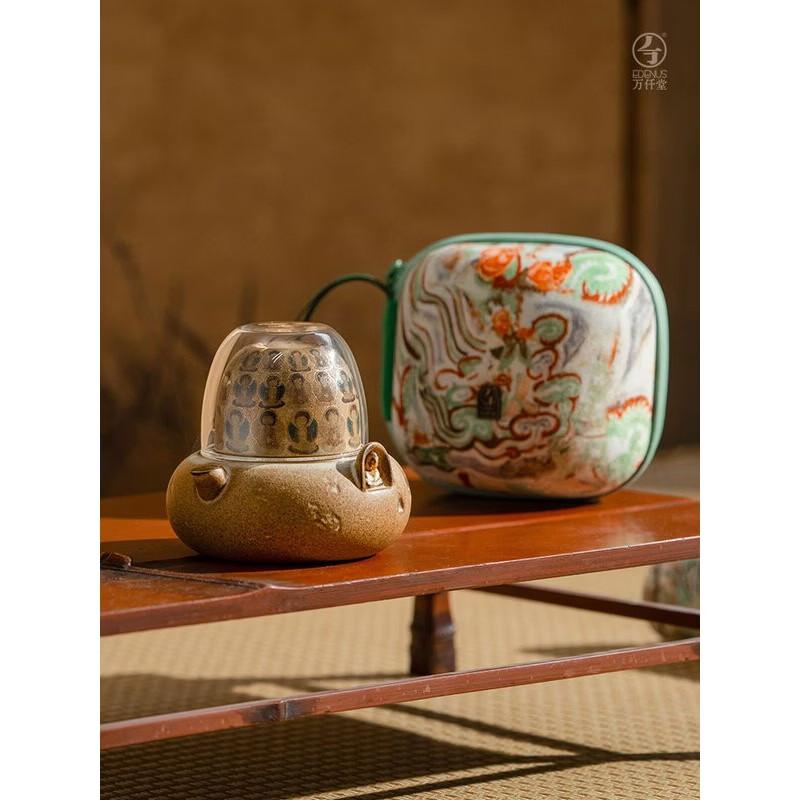 Edenus Dunhuang Ceramic Travel Tea Set
