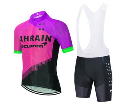 Tour De France Cycling Suit Short-sleeved Suit Men's Summer Breathable Bicycle Shirt Road Mountain Bike Riding Breathable Quick Drying