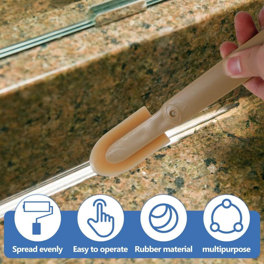 Convenient Extended Scraper Caulking Sealant Filling Tool Frames Seal Edge Trimming Tool  Window