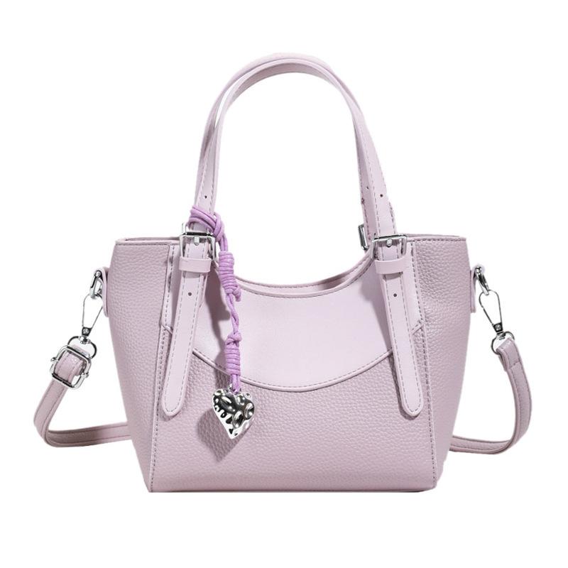 New Portable Bucket Bag Women's 2025 Summer Korean Edition Fashion Shoulder Bag Premium Commuter Oblique Span Bag