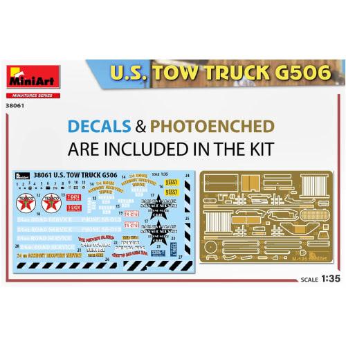 Miniart 1/35 Scale American Tow Truck G506 Plastic Model Kit MA38061