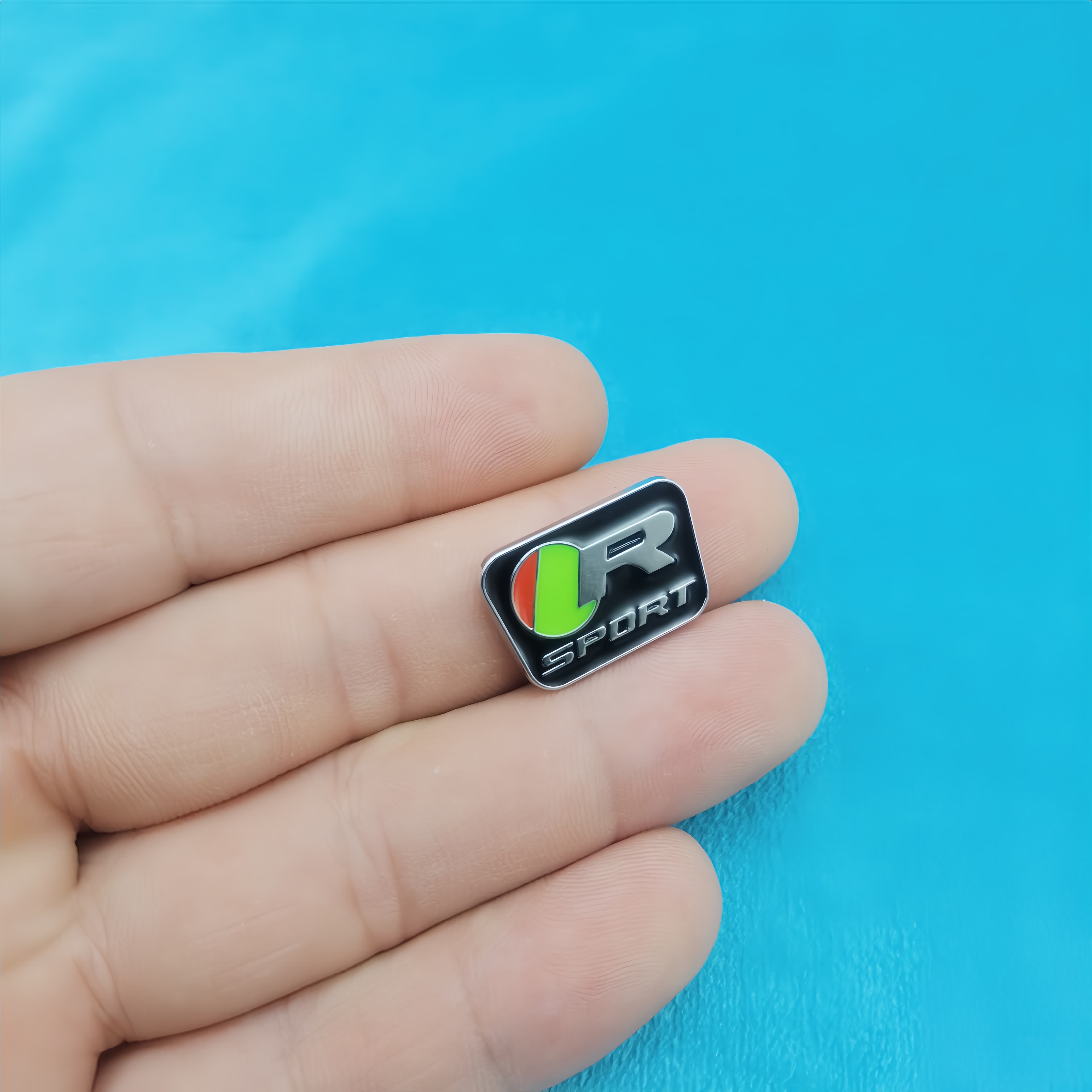 

1 шт. Металлическая эмблема с логотипом S/R Sport, наклейка, декоративная наклейка для XK X Type F Pace I-pace XJL S-Type F-Type XJ XF XE E-pace XJS R sport серебряный