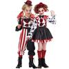Evil Clown Costume For Women Halloween Fancy Dress Circus Clown Cosplay Costume Carnival Outfit