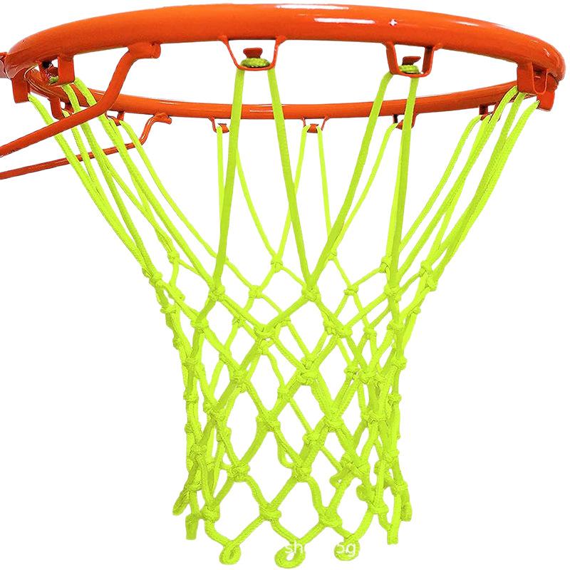 50Cm Standard Luminous Basketball Net Green Fluorescent Basketball Net Self Luminous Children'S Basketball Frame Net 1Pc