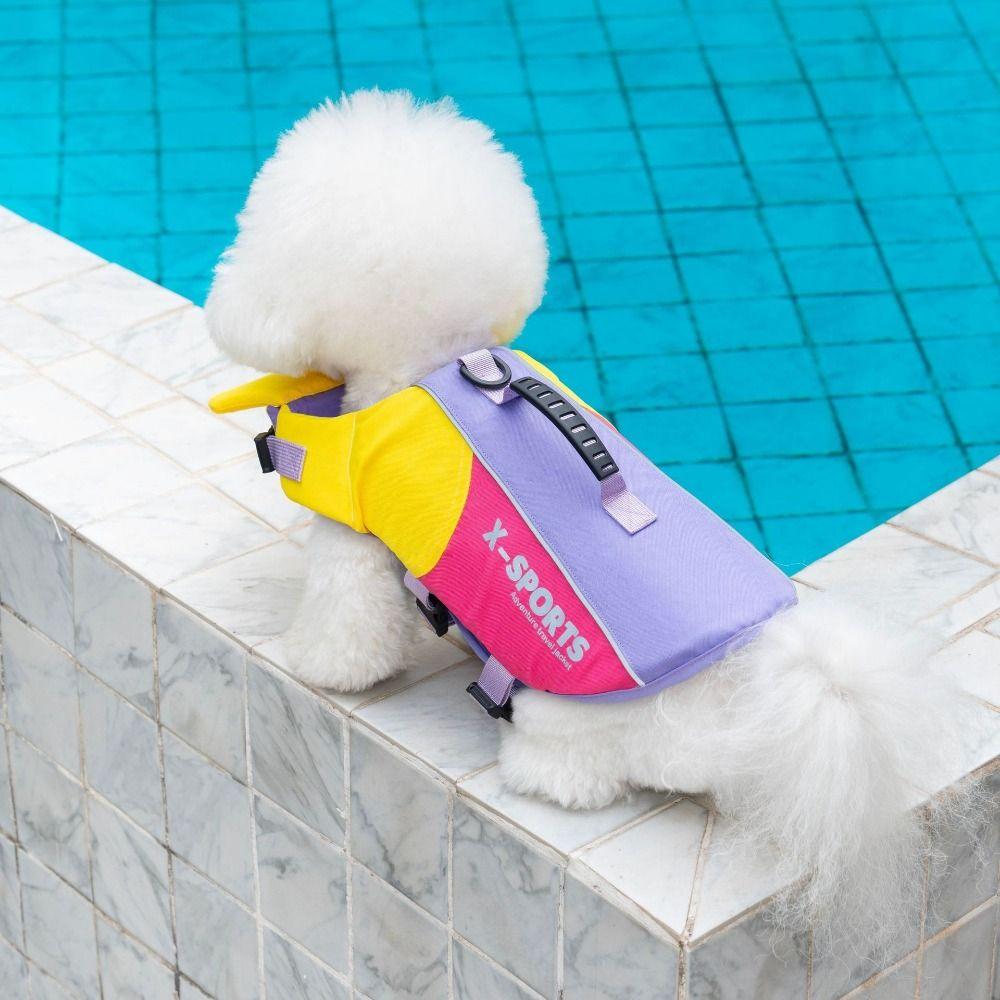 Waterproof Dog Swimming Vest Tear Resistant Pet Flotation Vest Dog Buoyancy Vest Outdoor Water