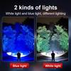 Blue Light and White Light Powerful Headlamp White Laser LED Long-range Strong Light Headlight for Night Fishing
