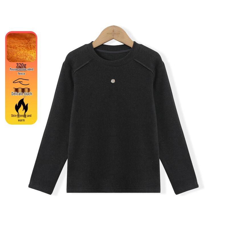 Montagut Girls  Thickened Thermal Long Sleeve Base Layer Top 120