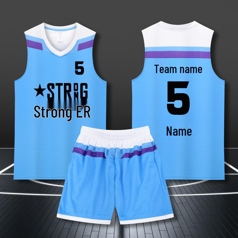 

Дышащая баскетбольная майка без рукавов - Влагоотводящий спортивный комплект для студентов и родителей M