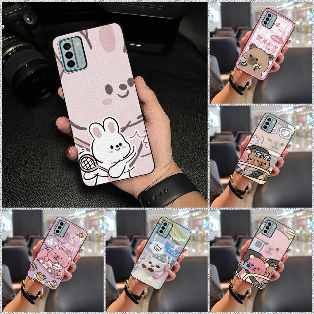 Full Wrap Cute Phone Case For Nokia G22 Soft Case Back Cover Cartoon Protective Phone Pouch Fashion Design Silicone TPU