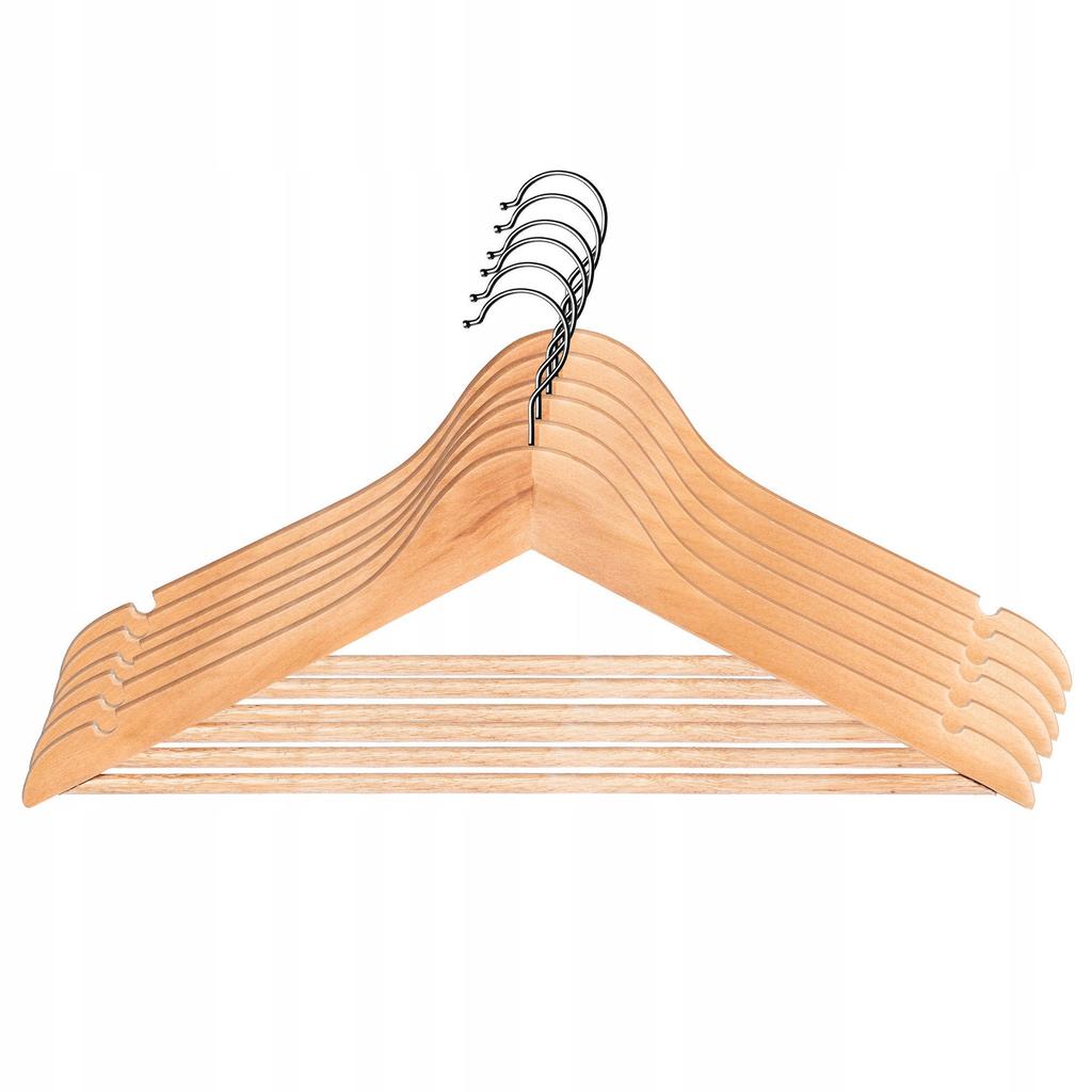 KADAX Wieszaki Na Ubrania Drewniane Wieszak Zestaw