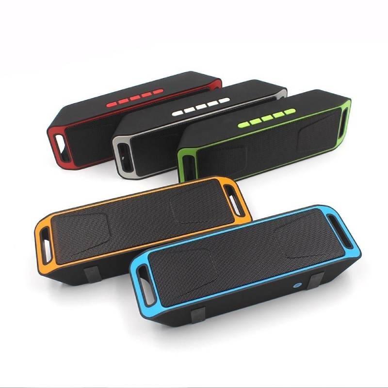 Stylish Mini Bluetooth Speaker With Dual Channels And Usb Connectivity For Desktop And Car Use