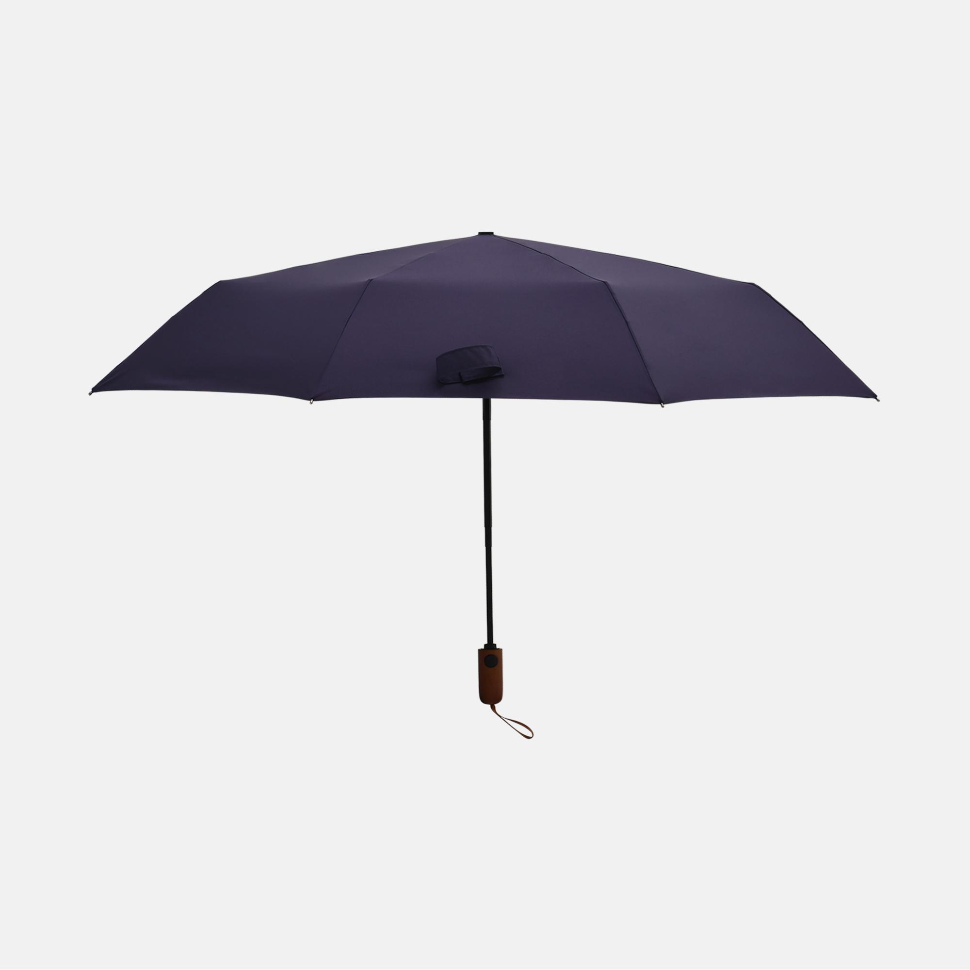 Летний дизайнерский деревянный автоматический зонт от дождя для женщин ветрозащитный 112 — фото 8