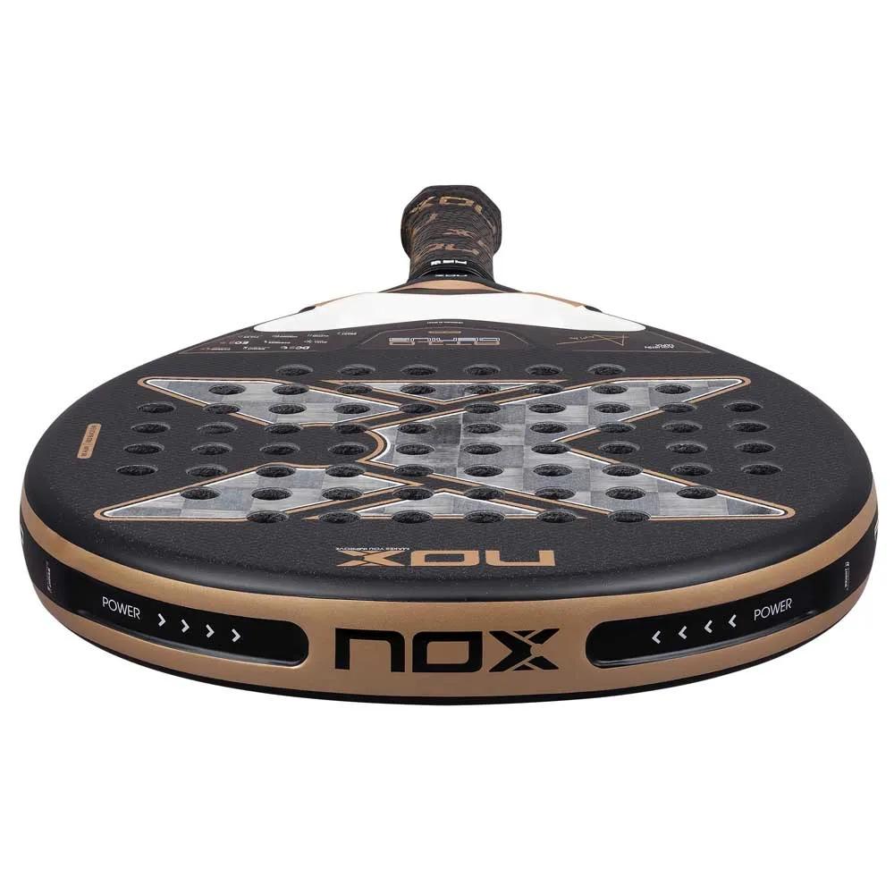 Nox AT10 Genius Tennis Racket Carbon Fiber Black/White