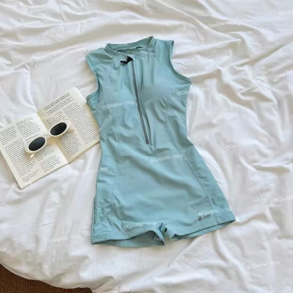Swimsuit women's 1011 new women's swimming pool special professional training one-piece conservative boxers racing swimsuit