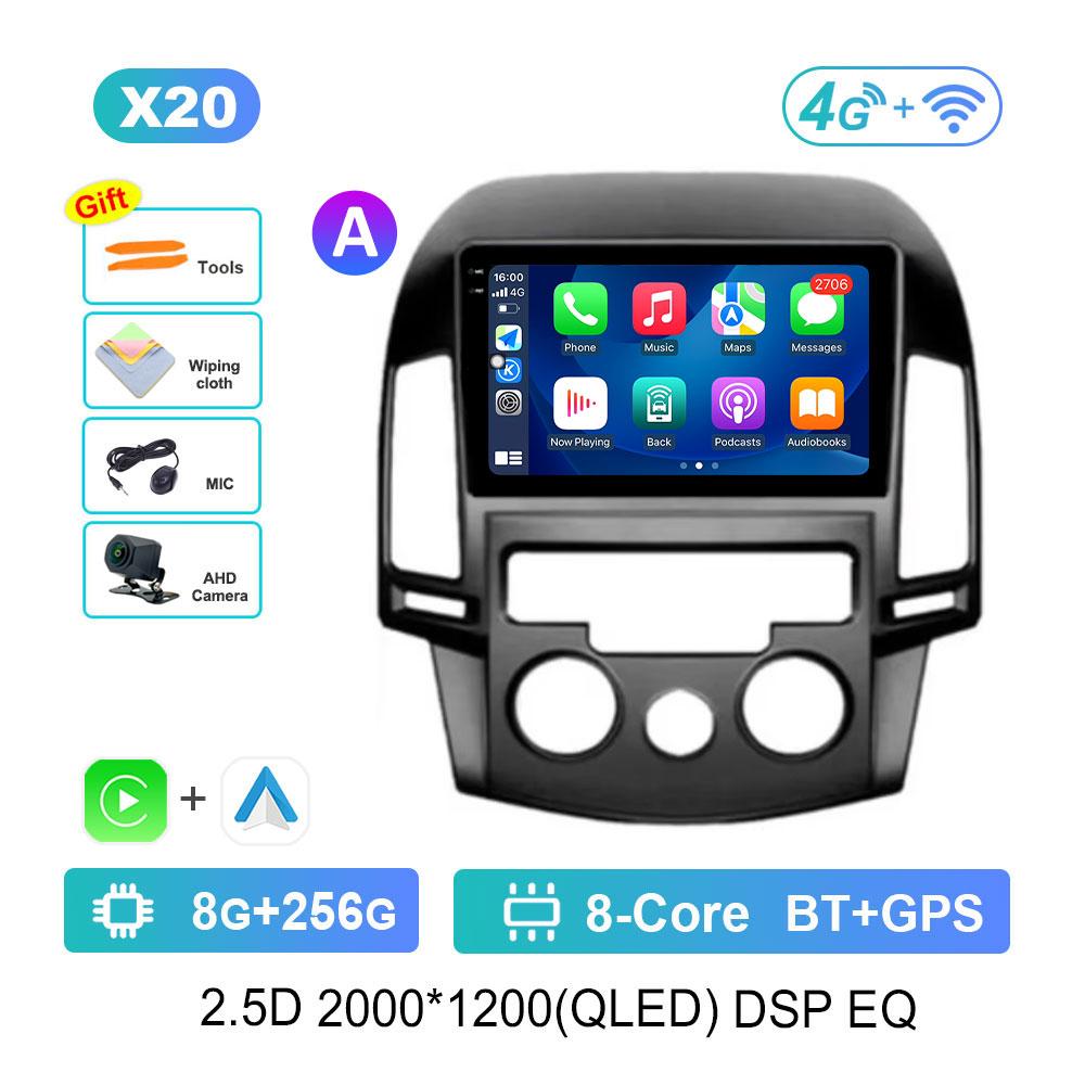 Android OS Car Radio Multimedia Player for Hyundai I30 2006 - 2011 WiFi GPS Navigation DSP Stereo Split Screen BT Head Unit