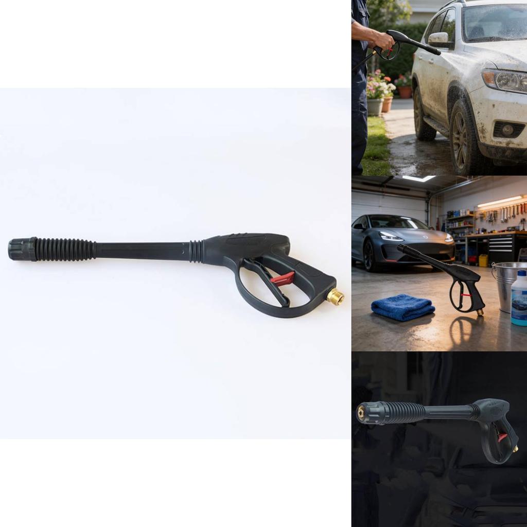 Standard Pressure Washer Gun With Copper And Stainless Steel For Car Cleaning And Home Use