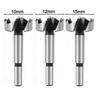 15° Chip Flute Drill Bit 10mm 12mm 15mm Steel Drill Bit Plate Punch Door Lock And Hinge Drill Bits Woodworking Hole-Cutting Tool