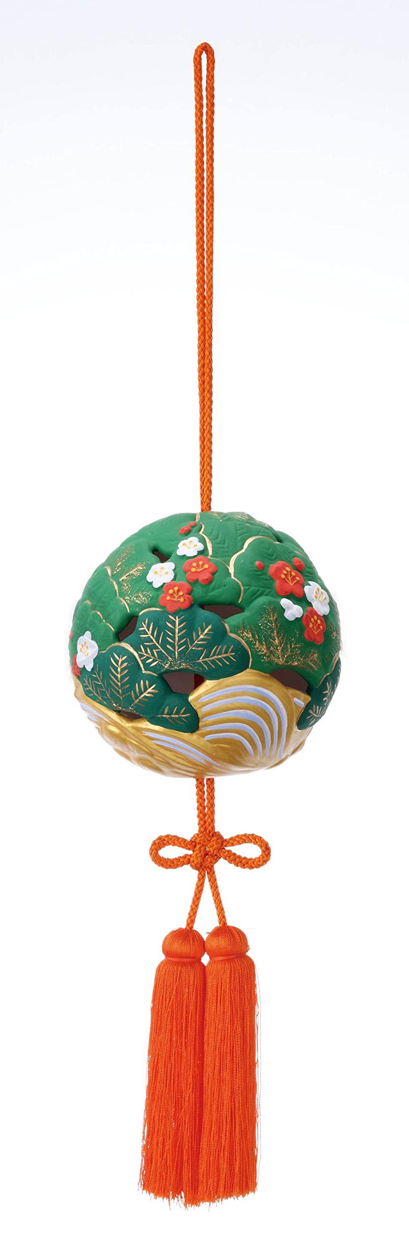 

Yakushi Kiln Suhara Nishikisai Decorative Bead (Jinjitsu)