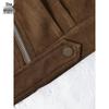 Women's Suede Casual Short Jacket