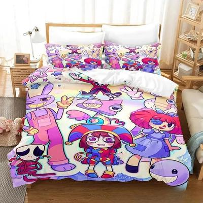 3D Druck Cartoon Amazing Digital Circus Bettwäsche Set Jungen Mädchen Twin Queen King Size Bettbezug Kissenbezug Bett Jungen Erwachsene