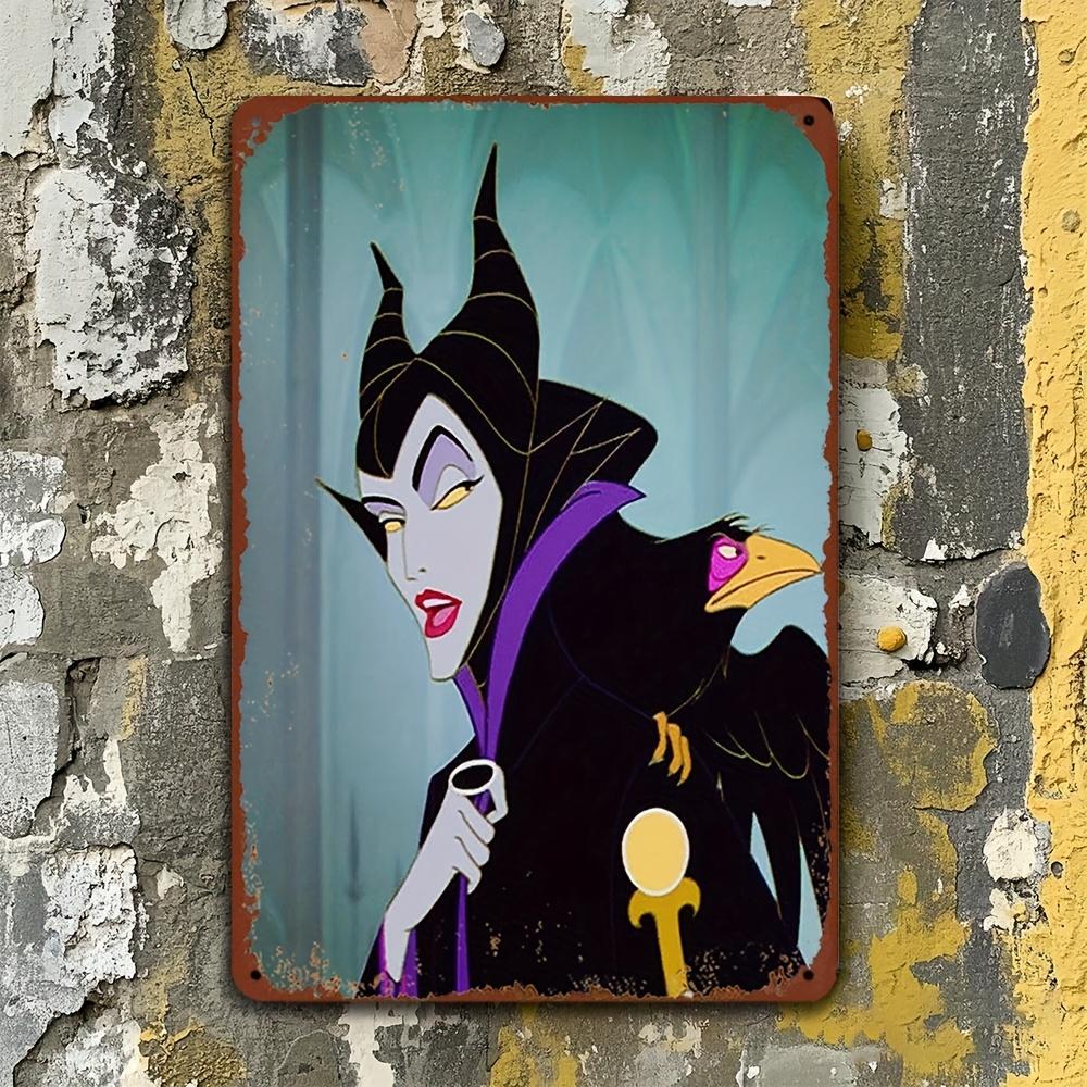 

Maleficent & Aurora Themed Iron Wall Art - 8x12 Inch Vintage Metal Sign, Perfect for Home Decor, Bar, Garage, and Gifts, Officia 20x30cm（7.8x11.8inch）