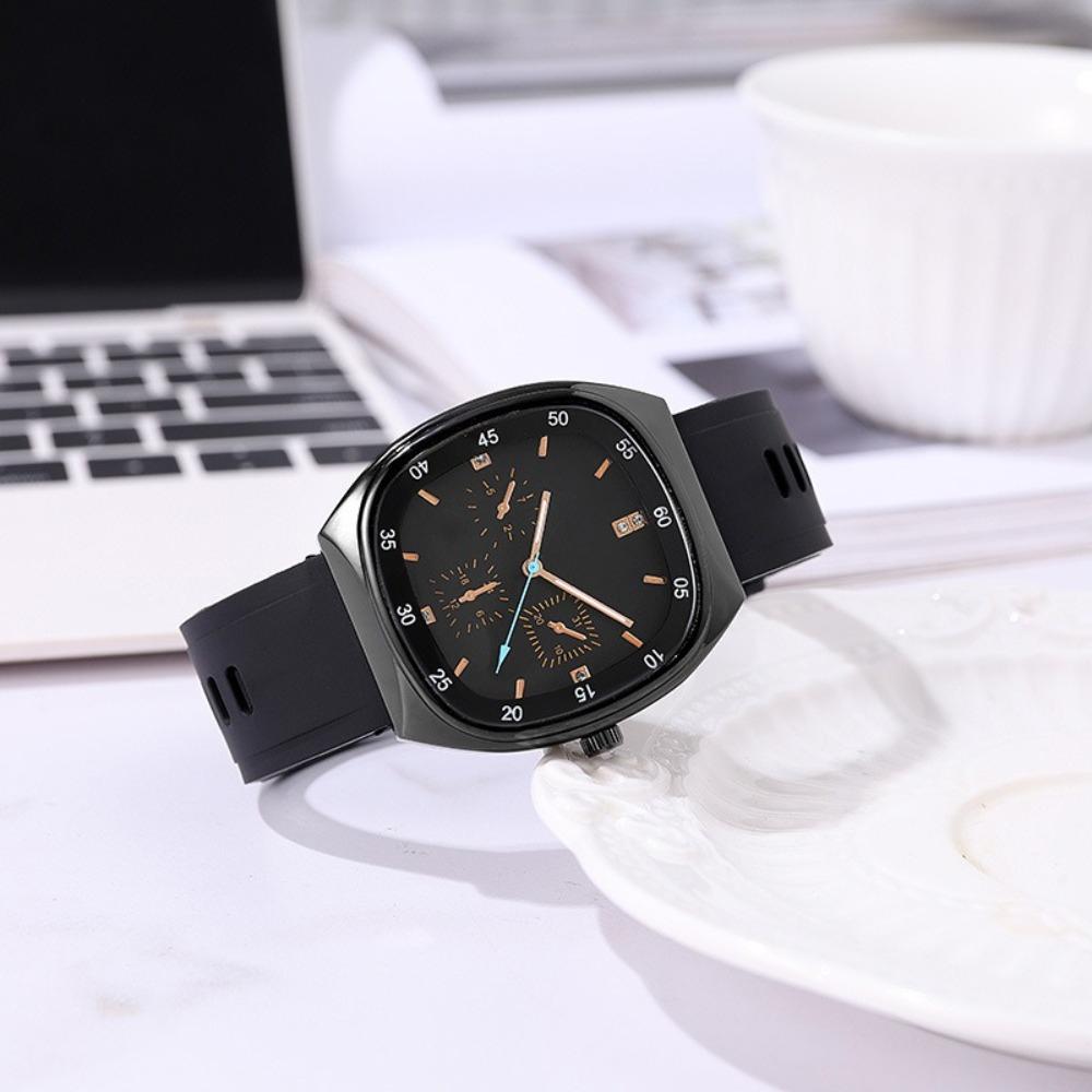 Waterproof Men Imitation Needle Watch Square Couple Watch Fashion Women Quartz Watch  for Women Men