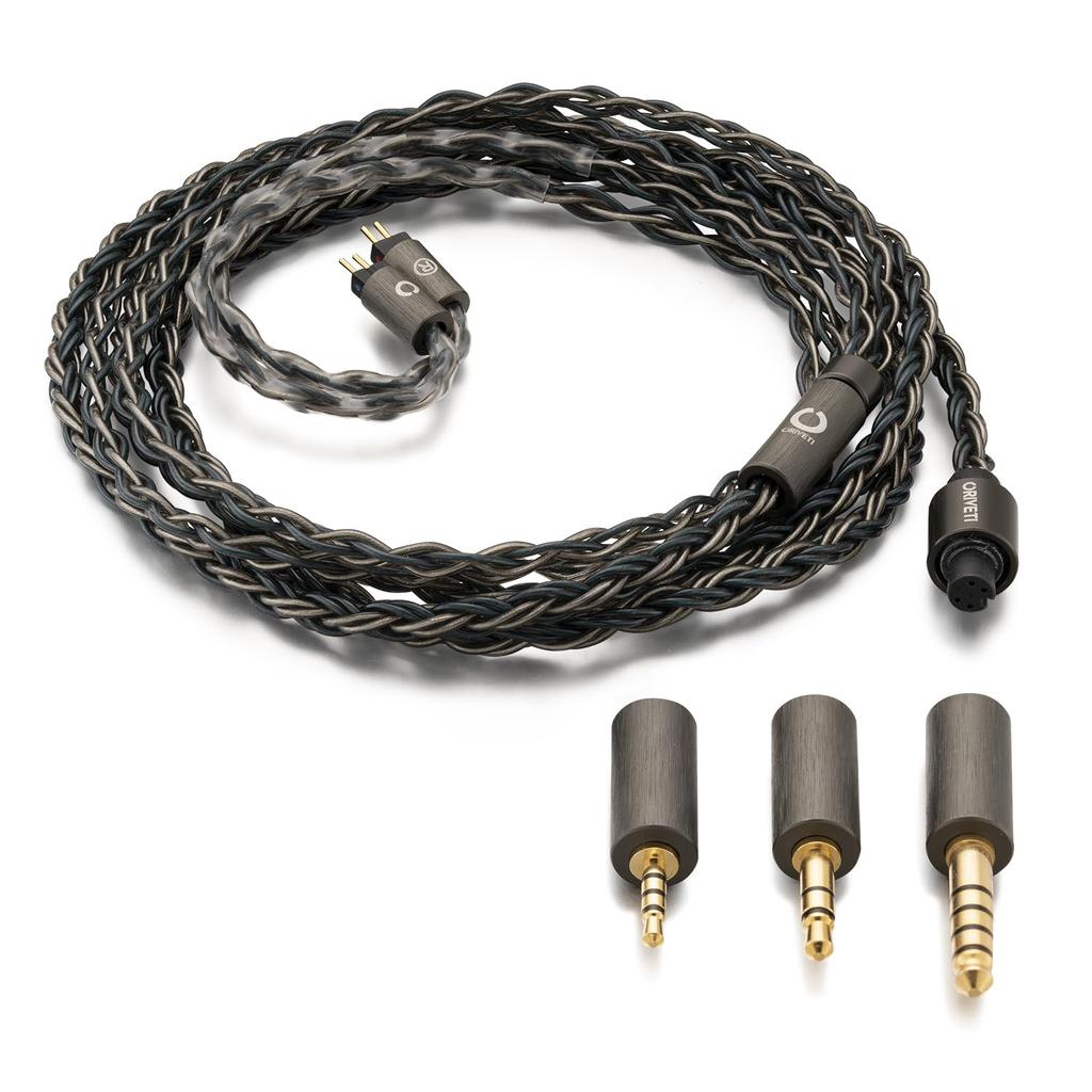 ORIVETI OD200 Aluminum Earphone Single Dynamic Driver HiFi High Two Types of Detachable Headphones - Body, B-Coated IEM, Fidelity, Nozzles, 2-Pin