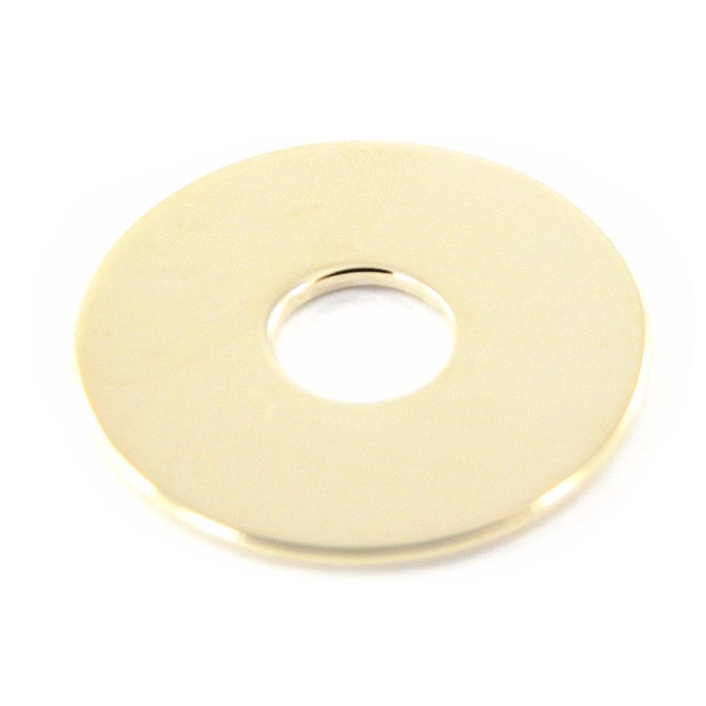 Les Trésors De Lily [H8237] - Pendentif plaqué or 'Ecu' doré - 1-6 cm (A Graver)