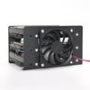 3.5" Multi-Bay Bracket with Heat Dissipation Fan for 2, 4, or 6 Bays