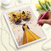 5D DIY Frameless Pearl Painting Cat Princess Pattern Painting Kit Suitable for Home Living Room Bedroom and Other Wall Decoration Art Paintings