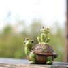 Cute turtle, frog animal decoration statue Resin sculpture Home, Room, Office, Flower Pot  Outdoor garden decoration