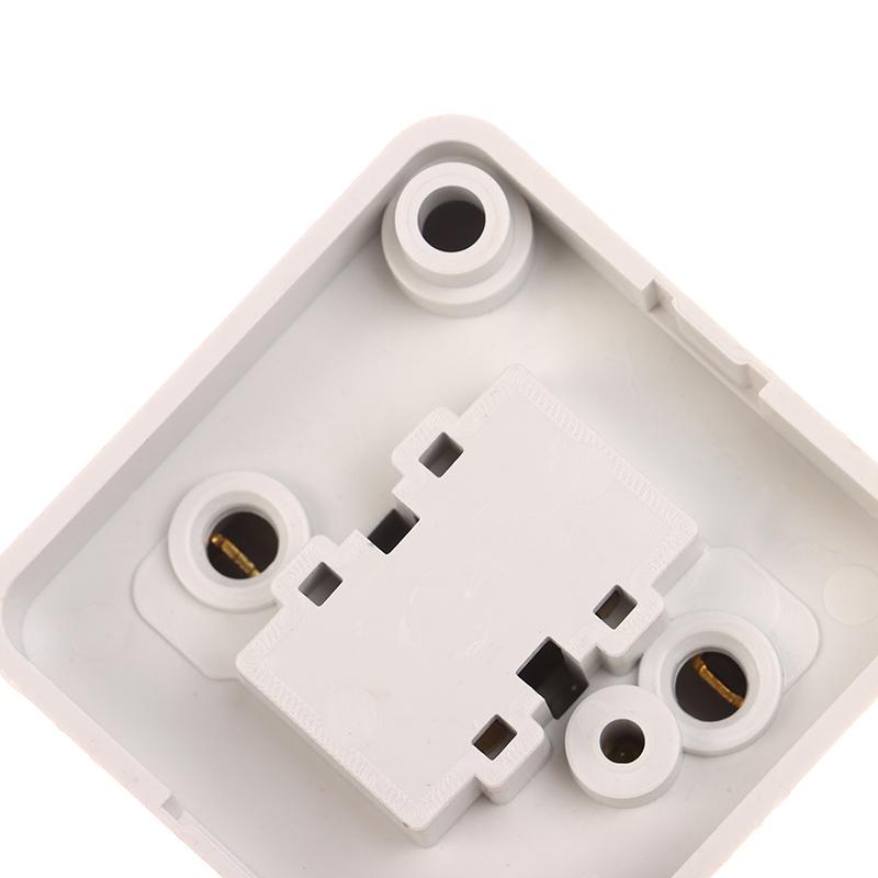 10Pcs Hand-Held Bedside Switch Square Flat Button Single Control Switch Wiring Button Rocker