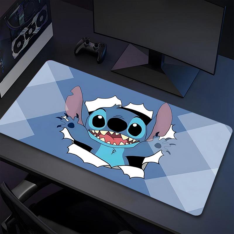 Stitch Break Xl Gaming Mouse Pad Nonslip Rubber Base Stitched Edge Waterproof Desk Mat For Pc Laptop Gamer Office Computer Accessories C92760