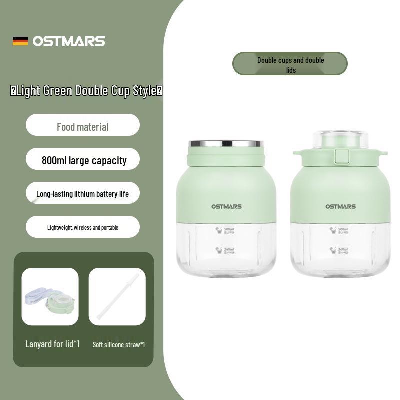 OSTMARS Portable Wireless Multifunctional Juicer with Ice Crusher
